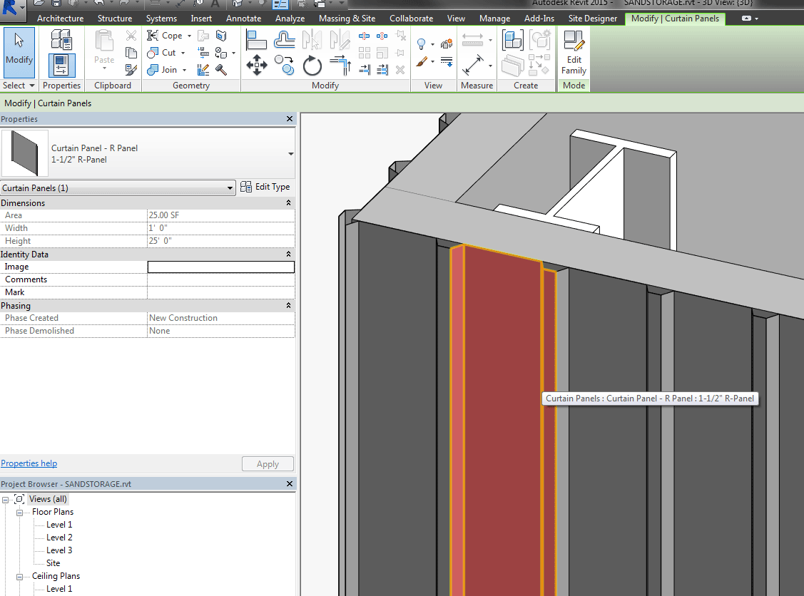 Trapezoidal wall cladding - Autodesk Community