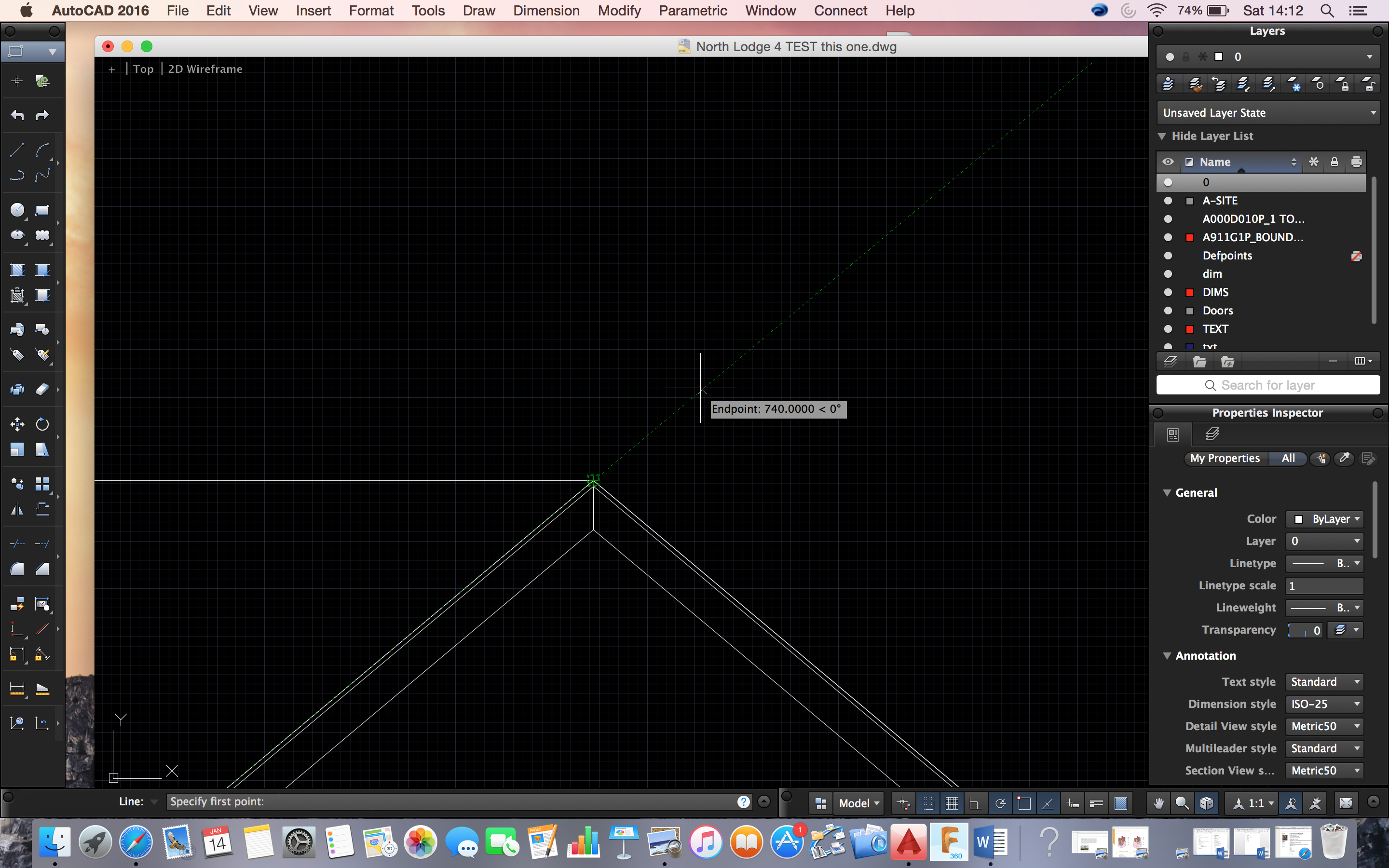 Solved how to draw a line by specifying angle Autodesk 