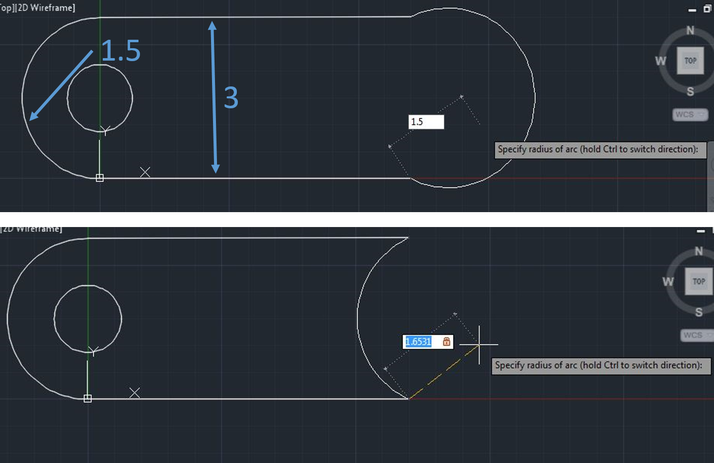Solved: Issue with Start-End-Radius arc - Autodesk Community